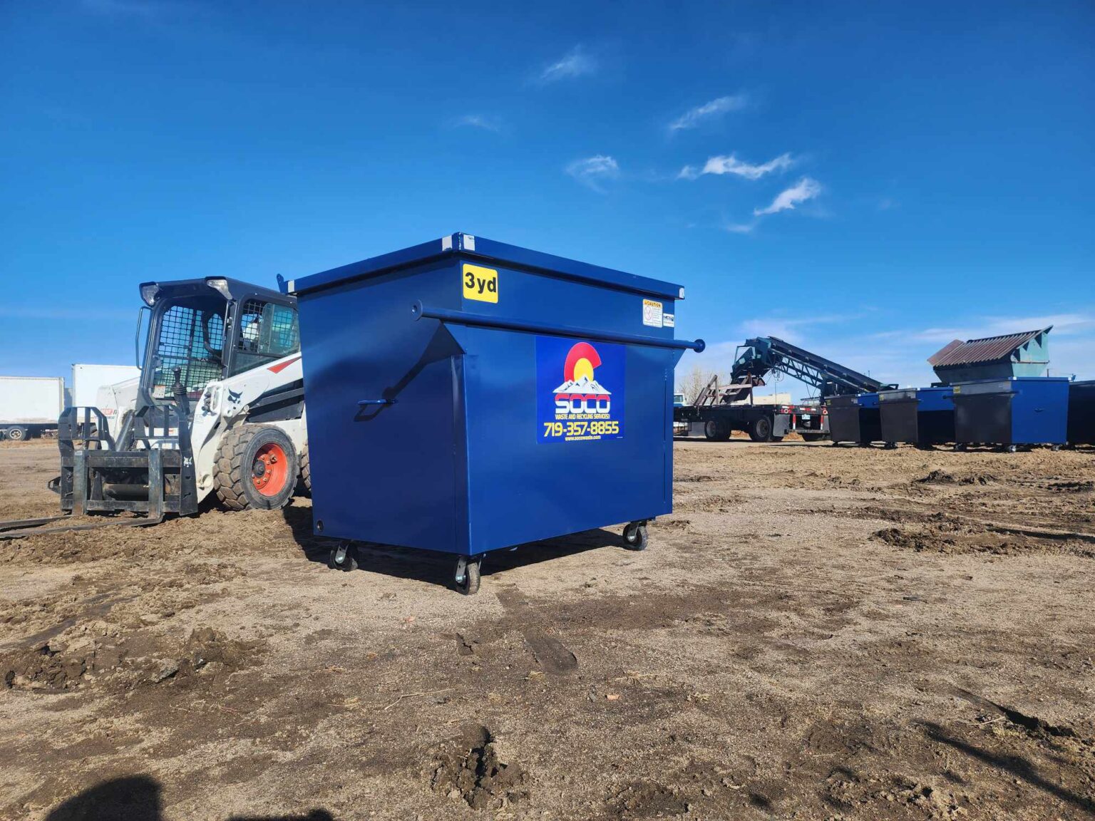 3 Yard Weekly Dumpster Colorado Springs Garbage Removal